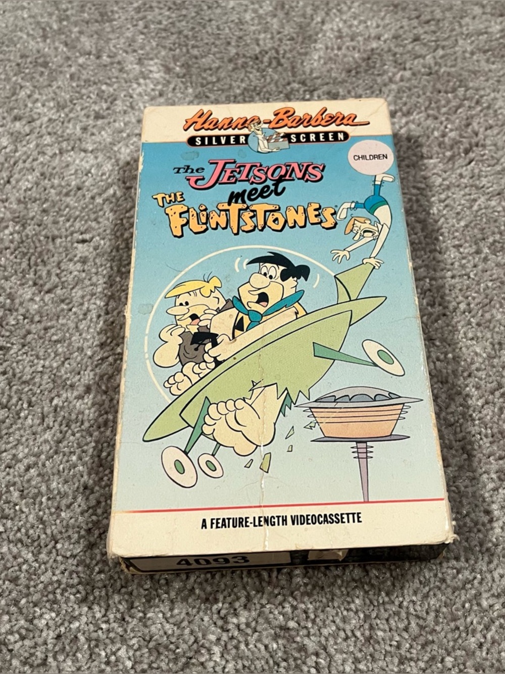 Jetsons Meet The Flintstones Animated Movie 1987 VHS Tested And Working